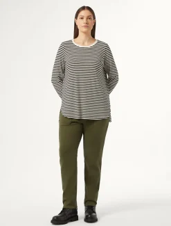 Marina Rinaldi Pantalon en gabardine KAKI Online