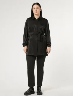 Marina Rinaldi Pantalon en gabardine NOIR Fashion