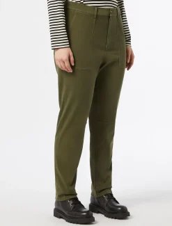 Marina Rinaldi Pantalon en gabardine KAKI Online