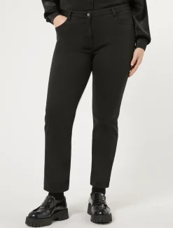 Marina Rinaldi Pantalon en gabardine NOIR Fashion