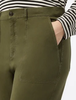Marina Rinaldi Pantalon en gabardine KAKI Online