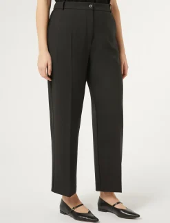 Marina Rinaldi Pantalon en gabardine de laine NOIR Clearance
