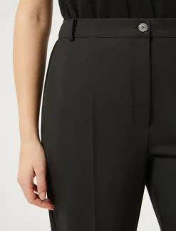 Marina Rinaldi Pantalon en gabardine de laine NOIR Clearance