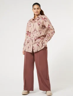 Marina Rinaldi Pantalon en gabardine fluide FARD Outlet