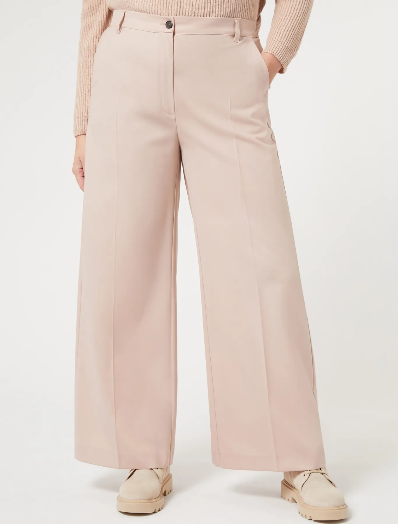 Marina Rinaldi Pantalon en gabardine fluide ROSE Fashion