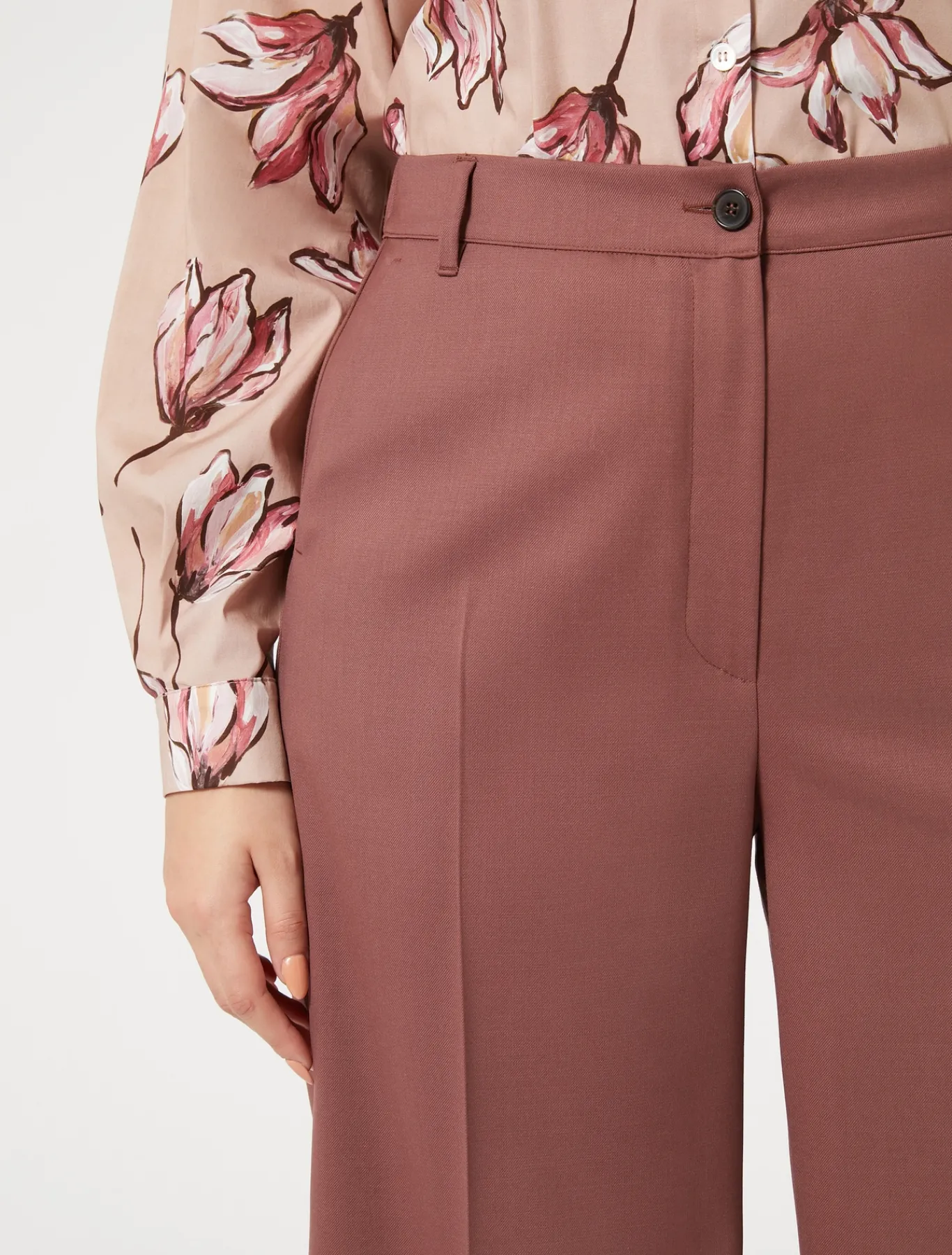 Marina Rinaldi Pantalon en gabardine fluide FARD Outlet