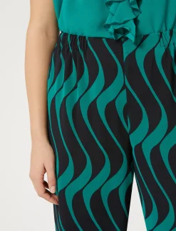 Marina Rinaldi Pantalon en georgette BLEUMARINE New