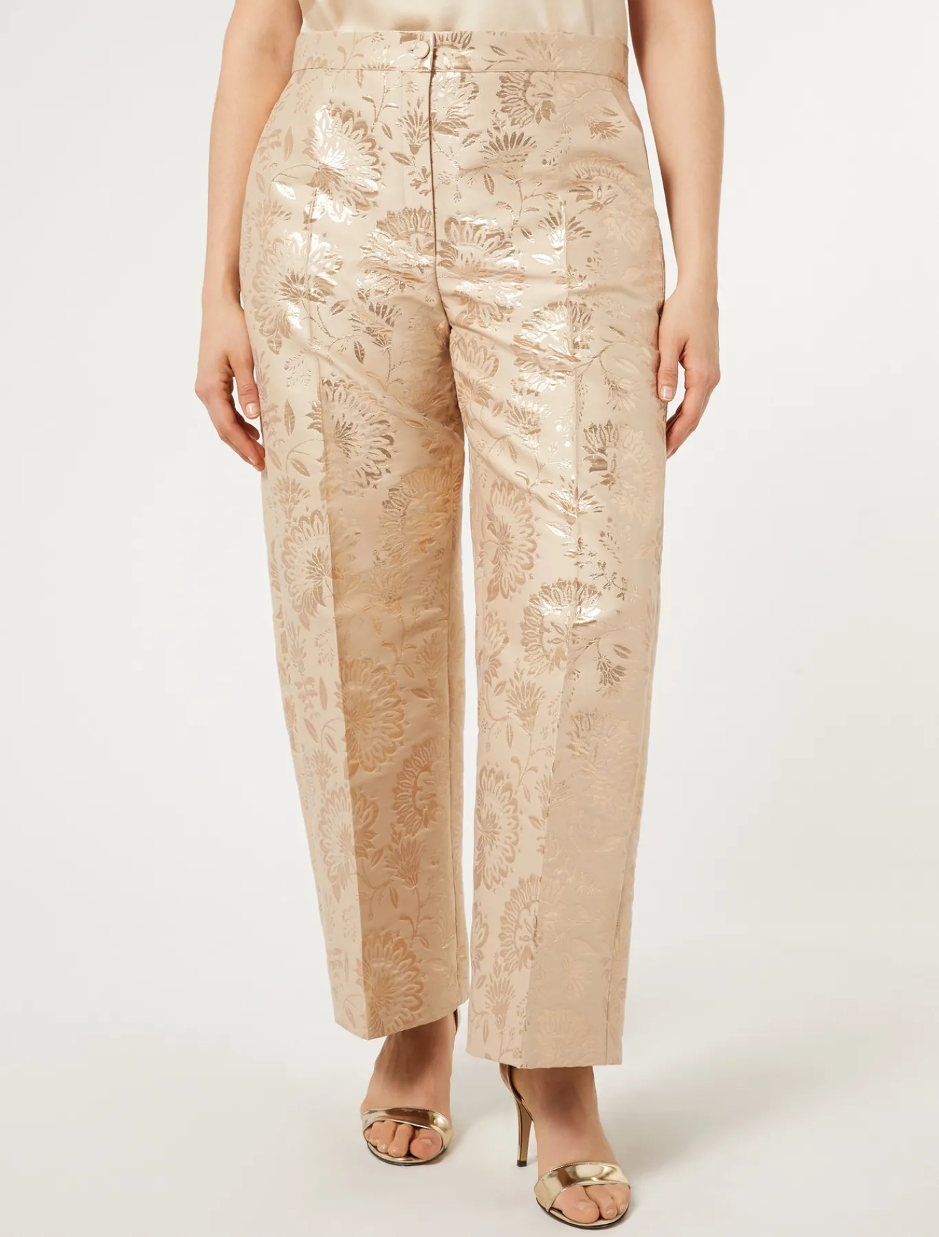 Marina Rinaldi Pantalon en jacquard MIEL Discount