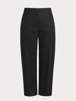 Marina Rinaldi Pantalon en jacquard lurex NOIR New