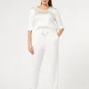 Marina Rinaldi Pantalon en jersey BLANC Discount