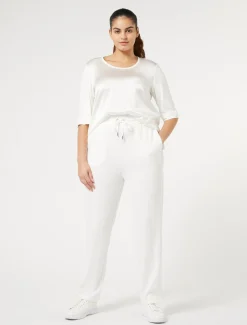 Marina Rinaldi Pantalon en jersey BLANC Discount