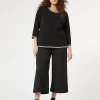 Marina Rinaldi Pantalon en jersey NOIR Online