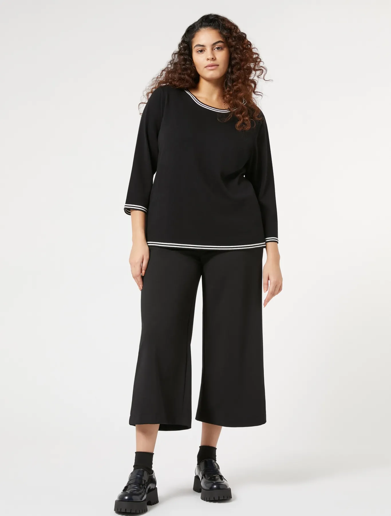 Marina Rinaldi Pantalon en jersey NOIR Online