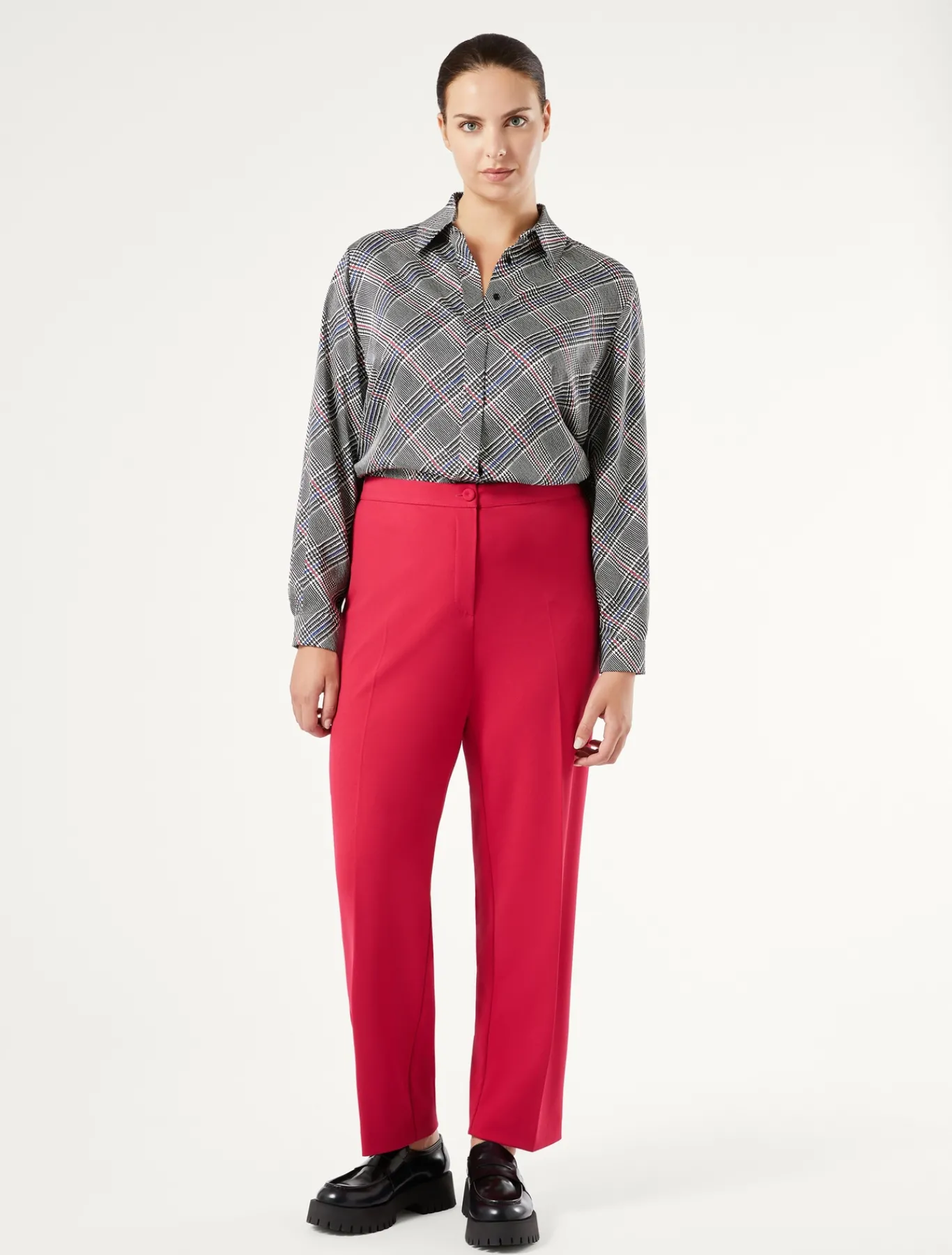 Marina Rinaldi Pantalon en jersey FUCHSIA Online