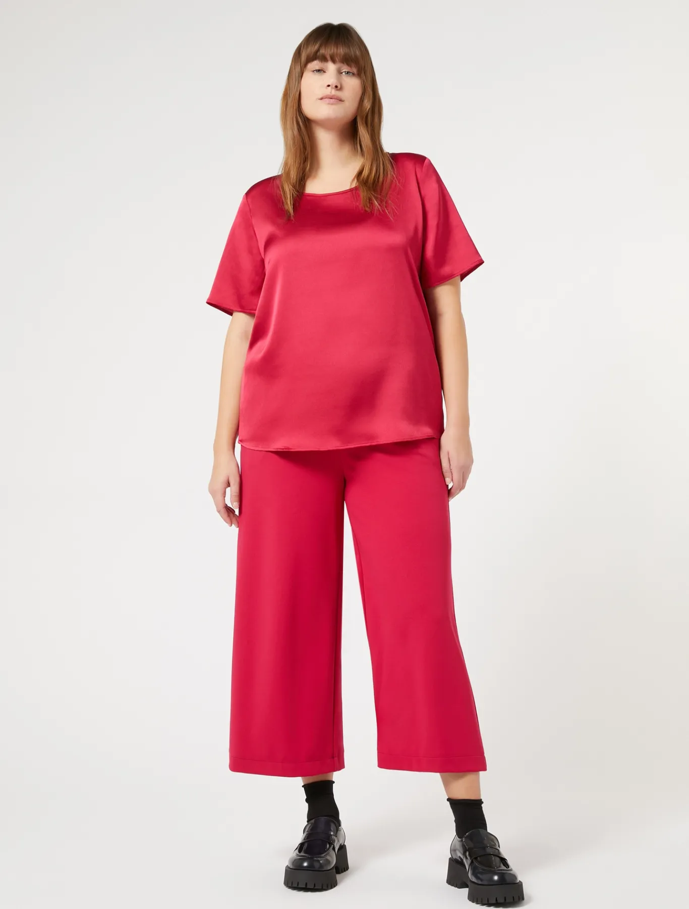 Marina Rinaldi Pantalon en jersey FUCHSIA Best