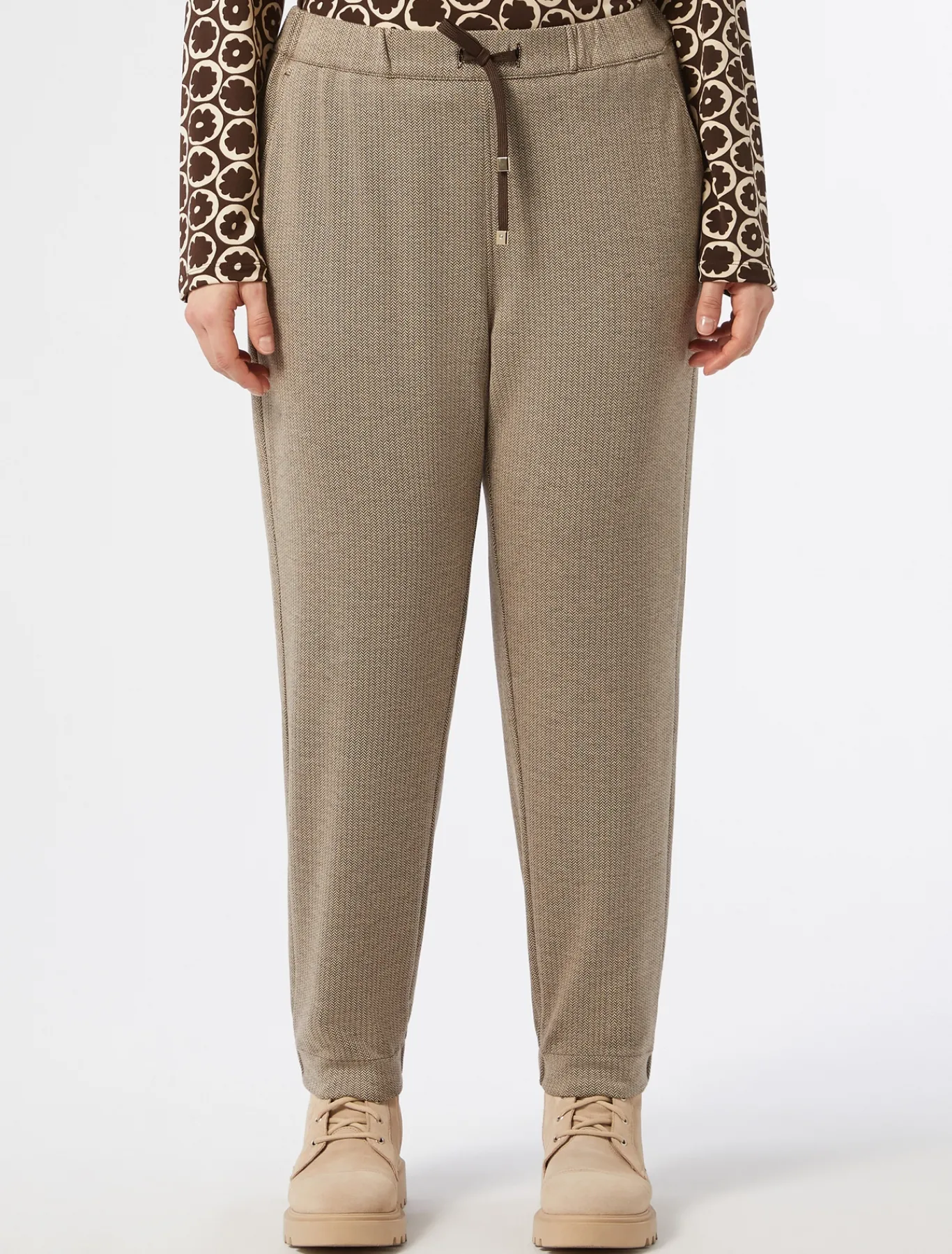 Marina Rinaldi Pantalon en jersey BRUNFONCE Hot