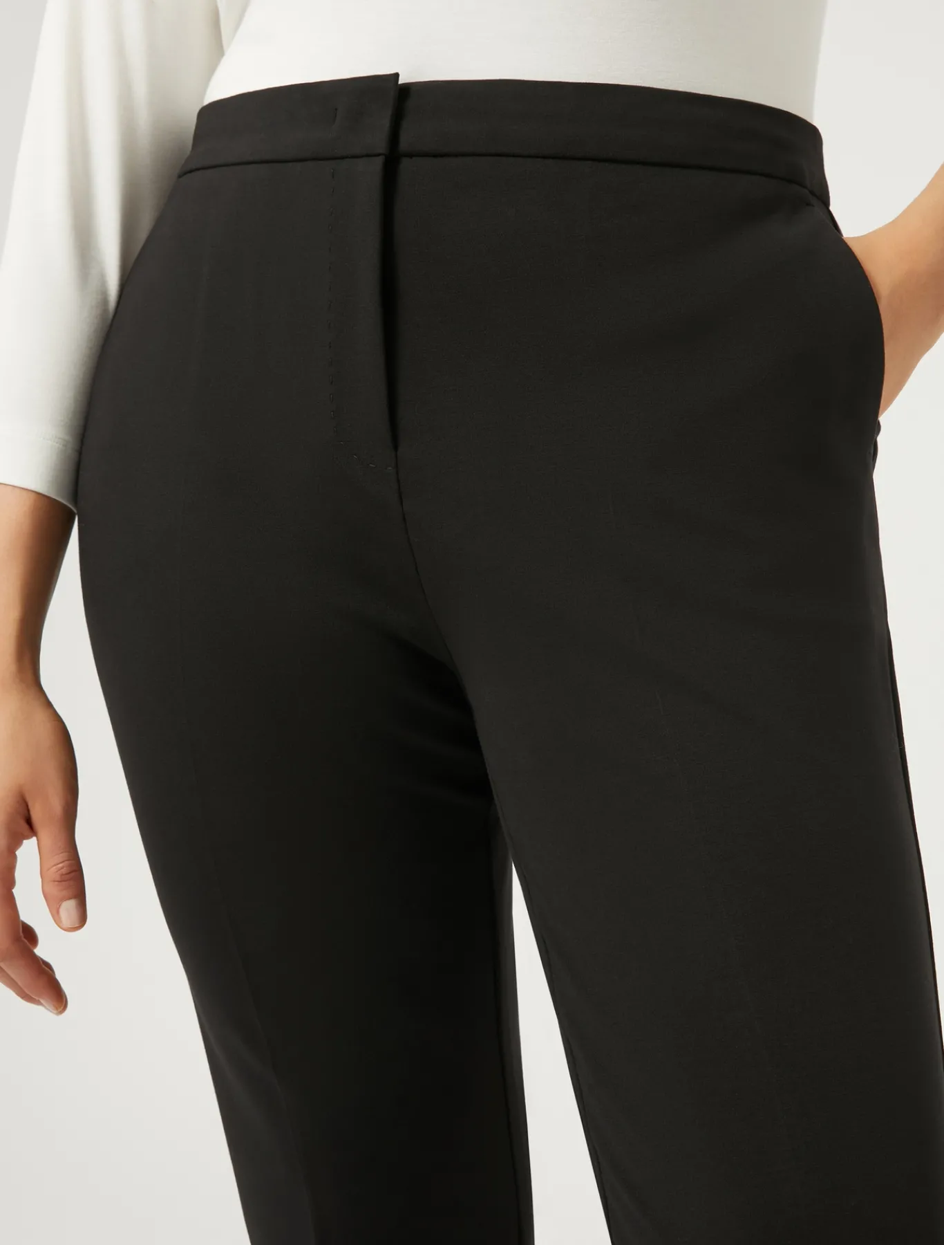 Marina Rinaldi Pantalon en jersey NOIR Clearance