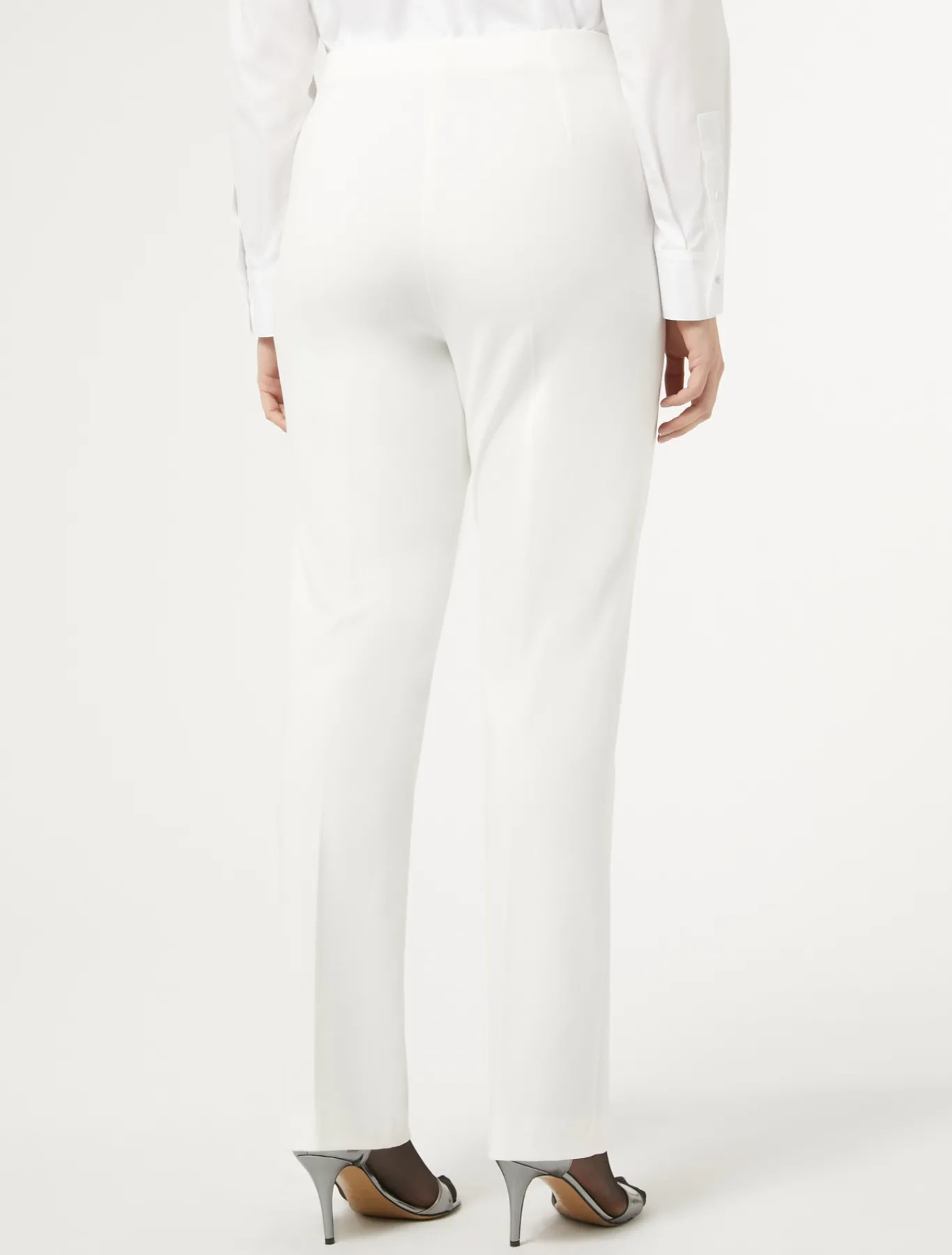 Marina Rinaldi Pantalon en jersey BLANC New