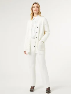 Marina Rinaldi Pantalon en jersey BLANC New