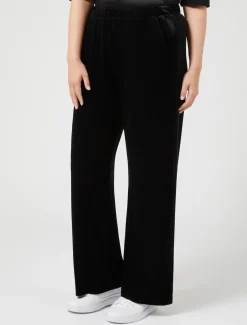 Marina Rinaldi Pantalon en jersey de velours NOIR Best