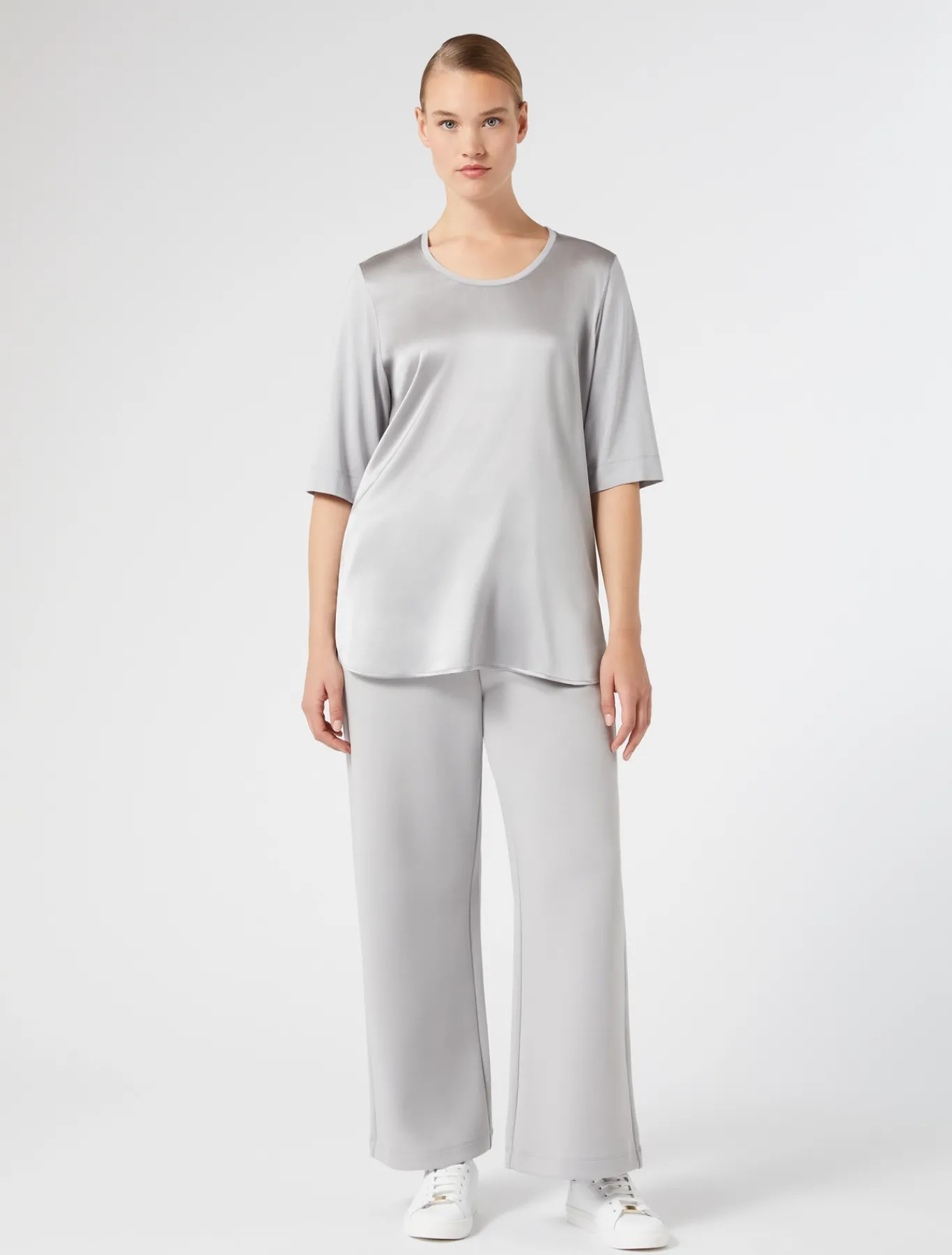 Marina Rinaldi Pantalon en jersey double GRISCLAIR Clearance