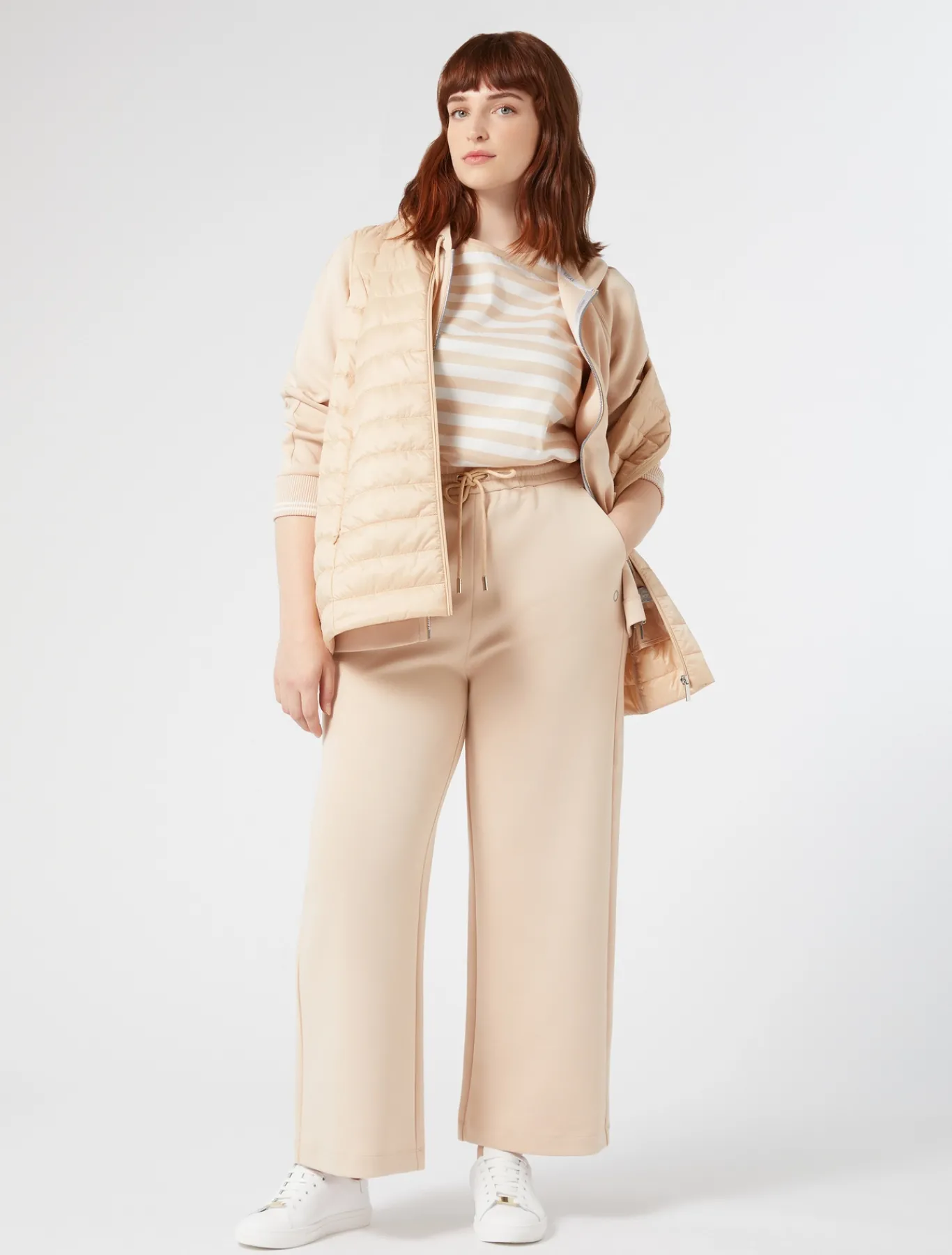 Marina Rinaldi Pantalon en jersey double ROSE Discount