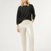 Marina Rinaldi Pantalon en jersey lamé IVOIRE New