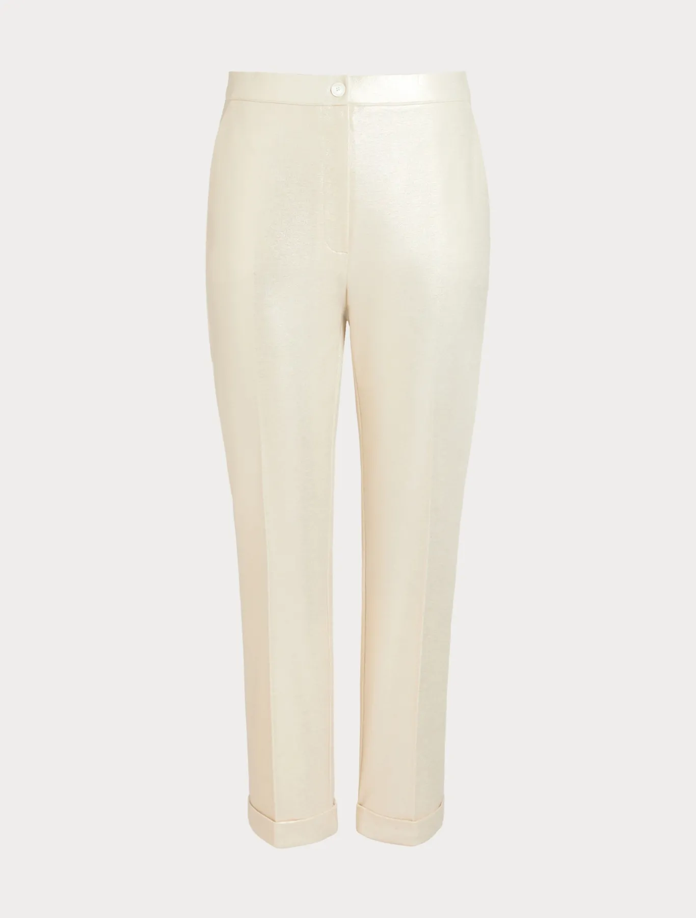 Marina Rinaldi Pantalon en jersey lamé IVOIRE New