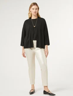 Marina Rinaldi Pantalon en jersey lamé IVOIRE New