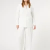 Marina Rinaldi Pantalon en jersey plissé BLANC New