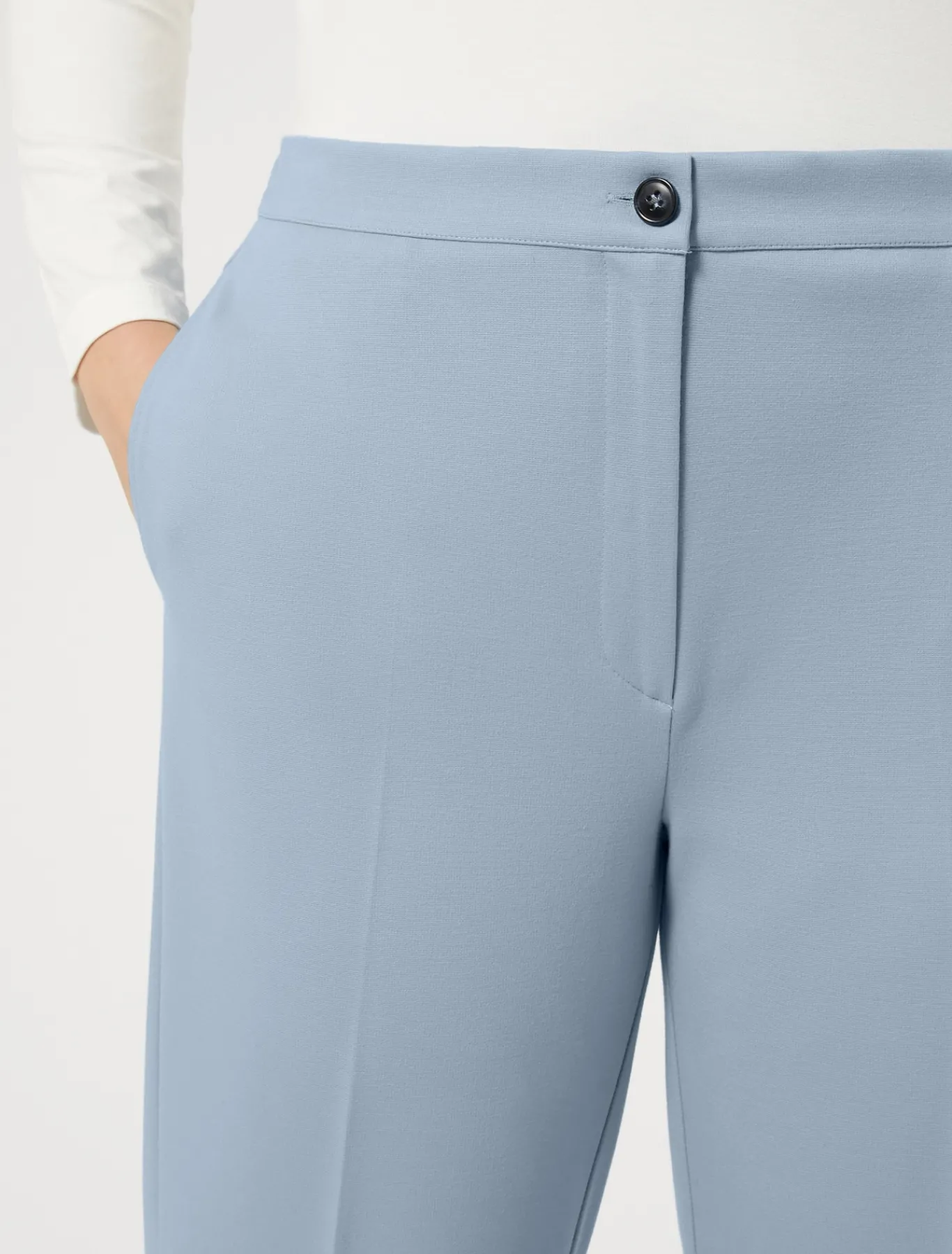 Marina Rinaldi Pantalon en jersey point Milano AZURE Sale