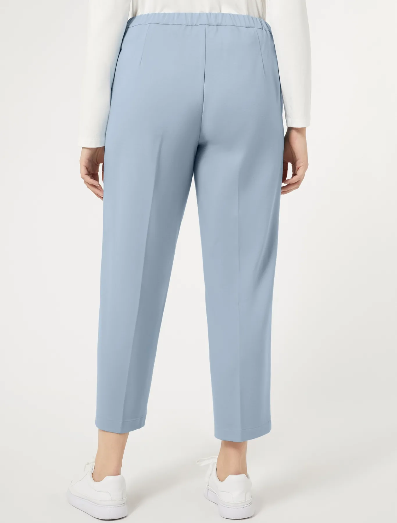 Marina Rinaldi Pantalon en jersey point Milano AZURE Sale