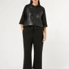 Marina Rinaldi Pantalon en jersey scuba NOIR Clearance