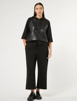 Marina Rinaldi Pantalon en jersey scuba NOIR Clearance