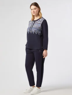 Marina Rinaldi Pantalon en jersey scuba BLEUMARINE Best