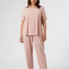 Marina Rinaldi Pantalon en jersey technique ROSE Clearance