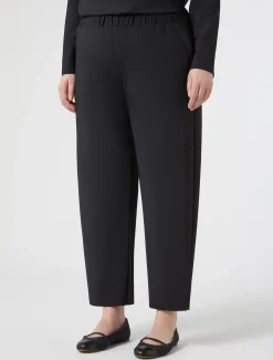 Marina Rinaldi Pantalon en jersey technique NOIR Discount