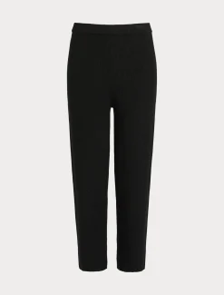 Marina Rinaldi Pantalon en laine et lurex NOIR Best