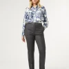 Marina Rinaldi Pantalon en laine et soie BLEUJEANS Online