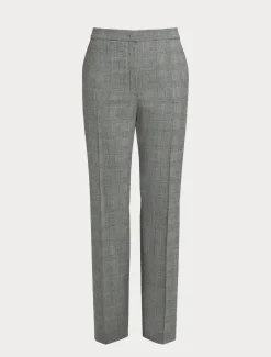 Marina Rinaldi Pantalon en laine foulée NOIRBLANC New