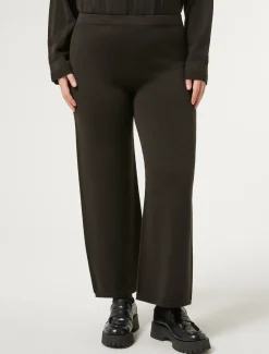 Marina Rinaldi Pantalon en laine mélangée BRUNBORDEAUX Hot