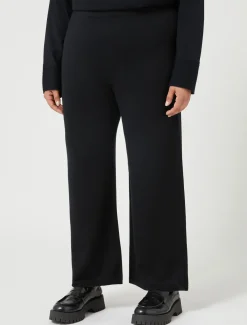 Marina Rinaldi Pantalon en laine mélangée NOIR Fashion