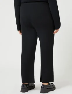 Marina Rinaldi Pantalon en laine mélangée NOIR Fashion