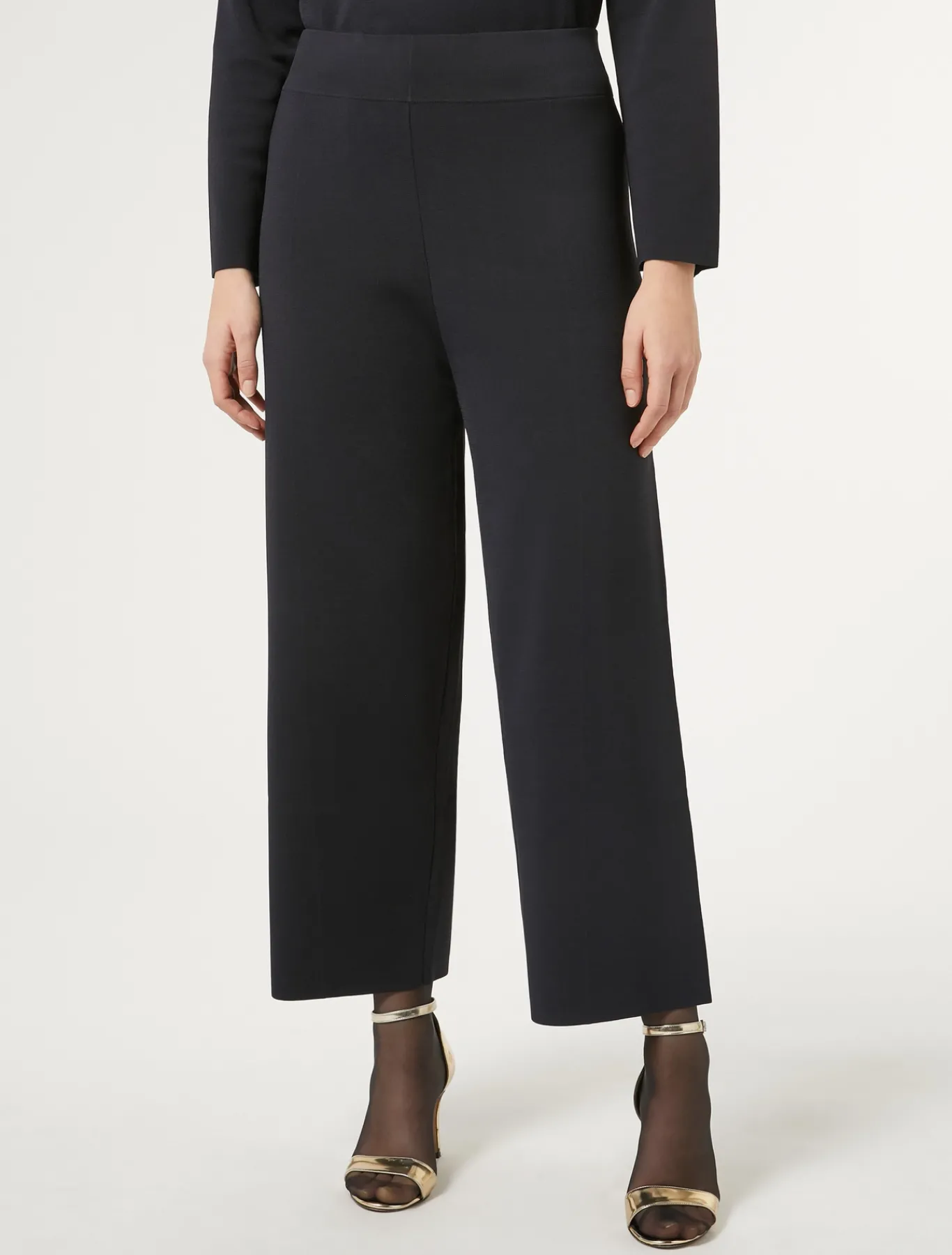 Marina Rinaldi Pantalon en maille BLEUNUIT Discount