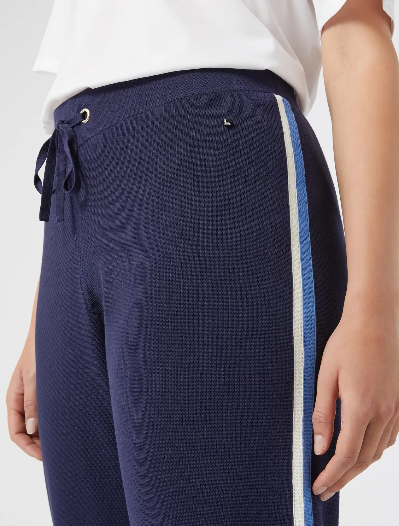 Marina Rinaldi Pantalon en maille BLEU Hot