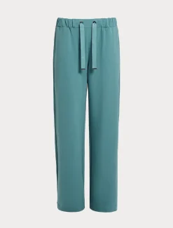 Marina Rinaldi Pantalon en molleton de coton stretch VERTSAUGE New