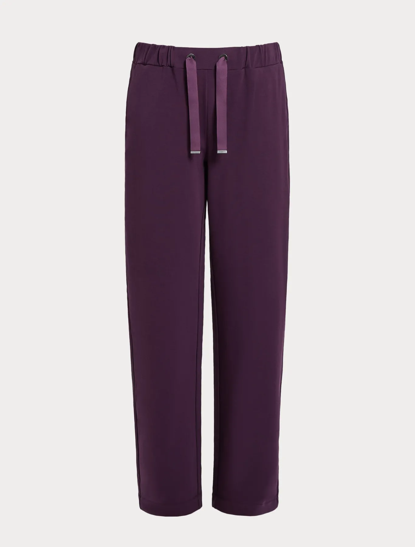 Marina Rinaldi Pantalon en molleton de coton stretch VIOLET Outlet