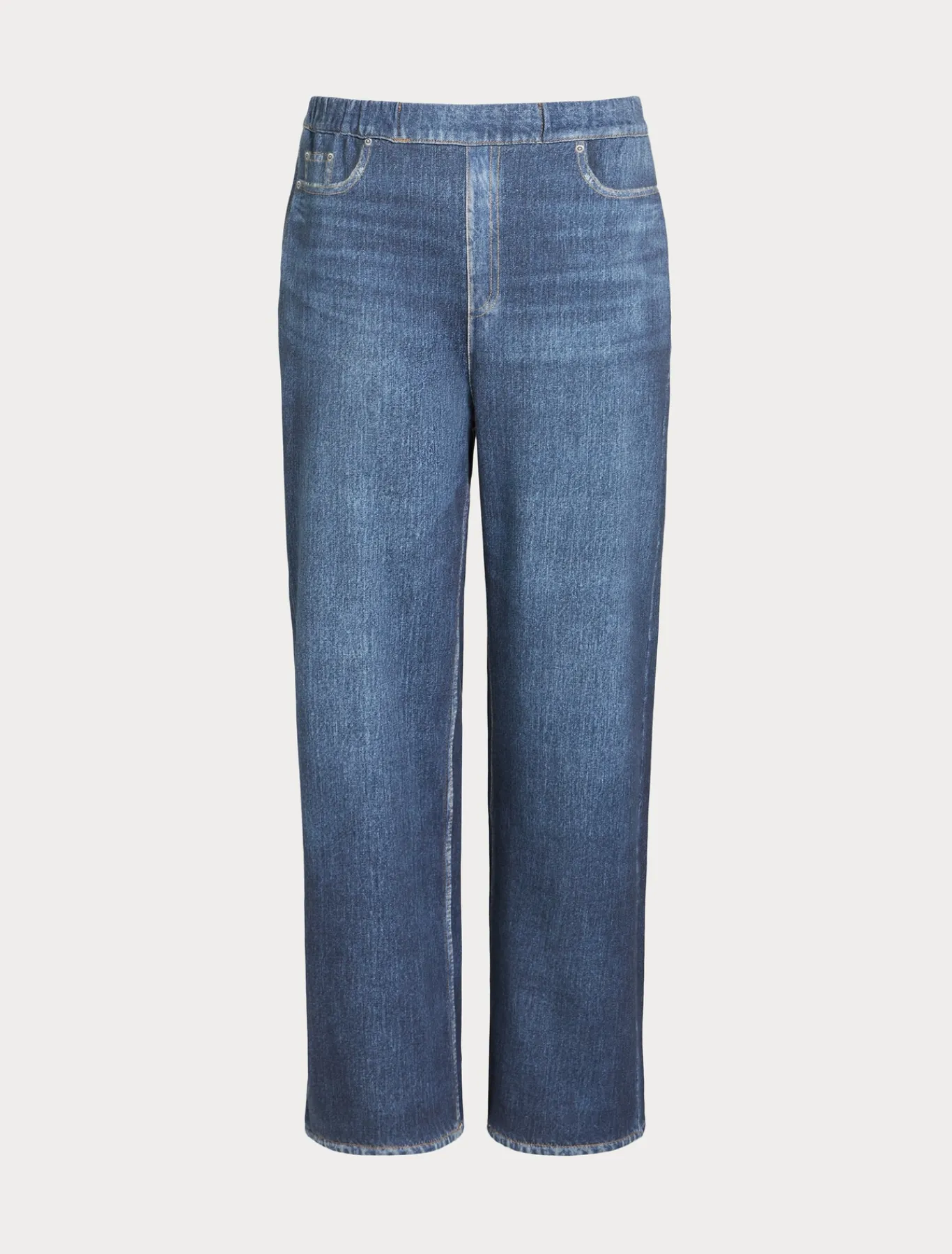 Marina Rinaldi Pantalon en molleton imprimé BLEUET Discount