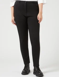 Marina Rinaldi Pantalon en point Milano NOIR Best