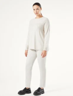 Marina Rinaldi Pantalon en satin GIVRE Fashion